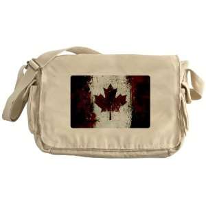   Khaki Messenger Bag Canadian Canada Flag Painting HD: Everything Else