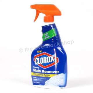 Bottles of Clorox 22 oz Laundry Stain Remover with Foaming Action 