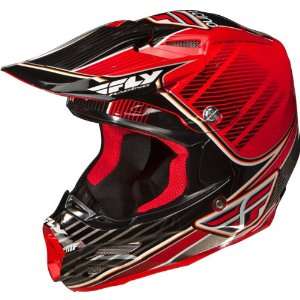  Fly Racing F2 Carbon Canard Replica Motorcycle Helmet Red 