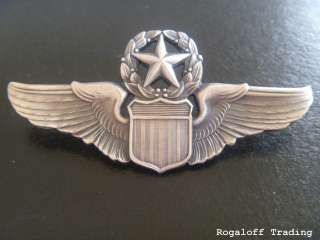 USAF   Command Pilot Wings Badge  