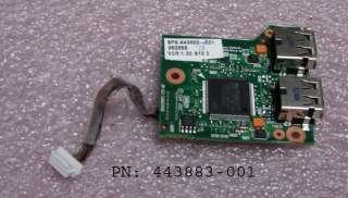 HP COMPAQ 6710b USB CARD READER BOARD +CABLE 443883 001  