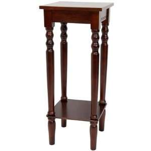  Square Plant Stand in Cherry: Home & Kitchen