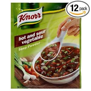 Knorr Instant Soup Mix, Hot & Sour Vegetable, 2.15 Ounce Pack (Pack of 