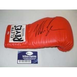   TYSON Signed Cleto Reyes Boxing Glove OA   Autographed Boxing Gloves