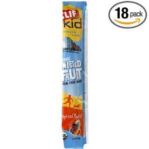 Clif Kids Twist Fruit Tropical, 0.7 Ounce Units (Pack of 18)  