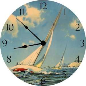Sailing Race Wall Clock 
