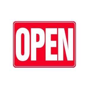  OPEN (Back side is CLOSED) 18x24 Heavy Duty Plastic Sign 