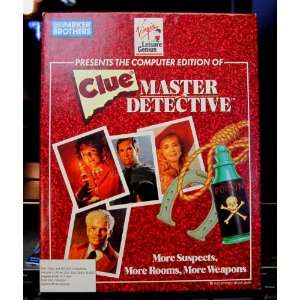  Clue Master Detective Parker Brothers Video Games