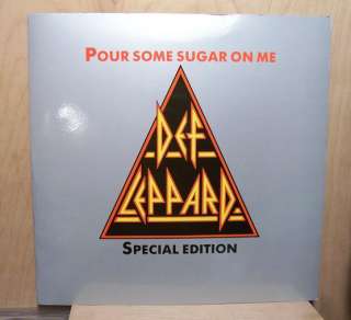 Def Leppard   Pour Some Sugar SHAPED PICTURE DISC 1987 NEW /*VG  