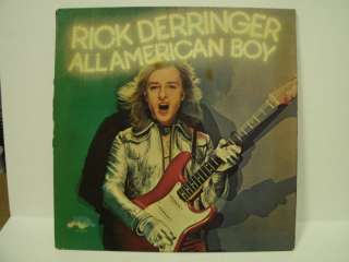 Record Album LP 33 RPM Rick Derringer All American Boy  