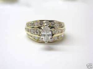 Fine Pear Shape Wide Diamond Engagement Ring 1.81Ct  