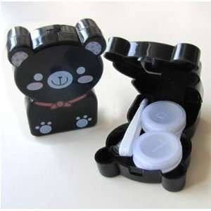  Bobo Cute Black Bear Contact Lens Case 