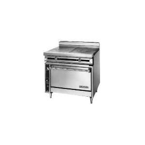   36C NG   36 in Heavy Duty Range w/ 2 French Tops, Convection Oven, NG