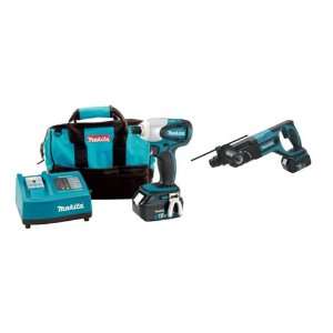   Volt Lithium Ion Cordless Impact Driver and 7/8 Inch Rotary Hammer Kit