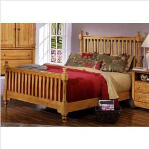  Cottage Collection Slat Poster Bed in Pine Size Full 