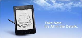  the new Eee Note   a combined digital notepad and ebook reader 