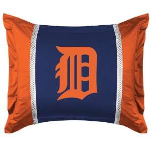  MLB Detroit Tigers Pillow Sham   Sidelines Series: Sports 