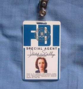 FBI id Card X Files Dana Scully Movie Props Cards Agent  