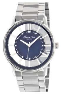 Kenneth Cole New York Round Transparent Dial Watch  