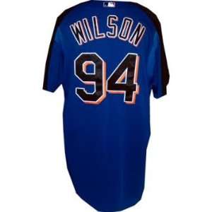  Andrew Wilson #94 2006 Game Used Spring Training BP Jersey 
