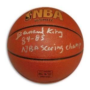  Bernard King Autographed Indoor/Outdoor Basketball 