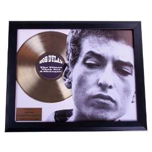 Bob Dylan Times Are A Changin Gold Record Award non Riaa