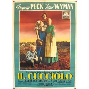   Gregory Peck Jane Wyman Claude Jarman Jr. Chill Wills