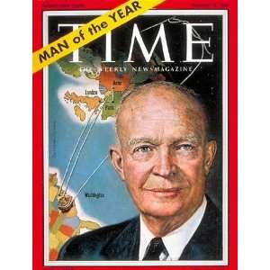 Dwight D. Eisenhower, Man of the Year by TIME Magazine. Size 8.00 X 10 