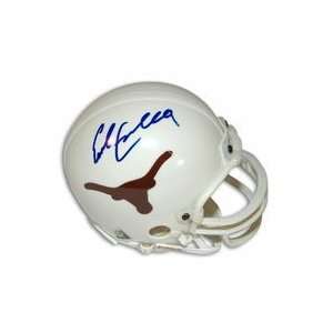 Earl Campbell Autographed Texas Longhorns Riddell Mini Helmet