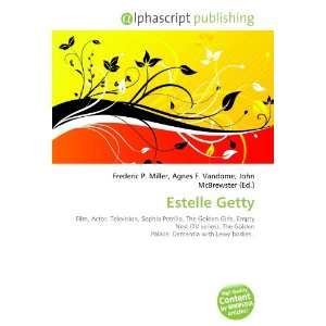  Estelle Getty (9786133970601) Books