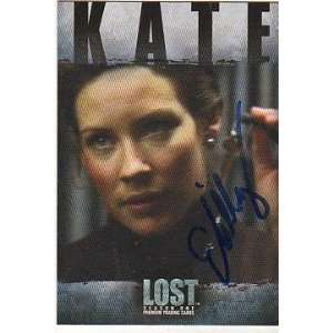  EVANGELINE LILLY Lost SIGNED TRADING CARD: Toys & Games