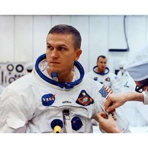 Apollo 8 Astronaut Frank Borman Spacesuit 8x10 Silver 