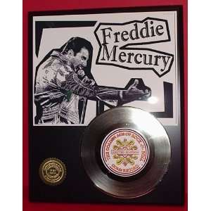 Freddie Mercury 24kt Gold Record LTD Edition Display ***FREE PRIORITY 