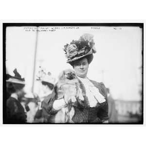   Mrs. J.P. Morgan Jr., held by Mrs. Morris Mandy 1908