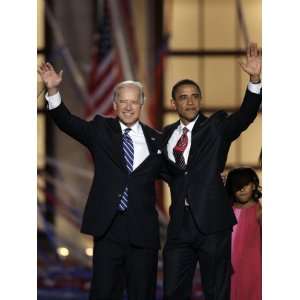 Barack Obama and Joe Biden at the Democratic National Convention 2008 