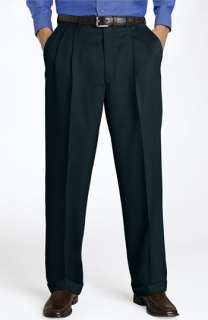 JB Britches Double Pleated Super 100s Worsted Wool Trousers 