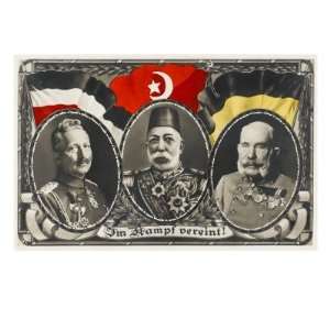  Sultan Mehmed V Reshad of Turkey and Allies Stretched 