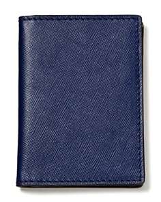 Jack Spade Vertical Crosshatch Leather Bi fold Wallet