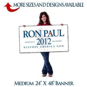 Ron Paul Eagle Banner (24X48)