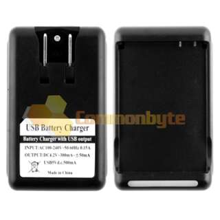   Case Battery Charger LCD Holder Mount Stylus For HTC EVO 4G  