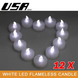 60 X Led Battery Operated Flameless Tealight Candles  