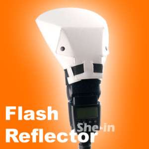 Flash Bounce Reflector Card Diffuser for Canon 580EX 550EX 540EZ 430EX 