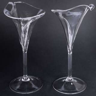 Calla Lily Lilies Toasting Glasses Champagne Flutes  