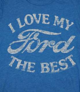 Ford Cars I Love My Ford The Best Junk Food Soft Juniors Babydoll T 