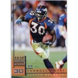 Terrell Davis Denver Broncos 1998 Leaf Rookies and Stars #119 Football 