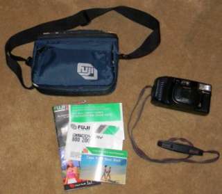 Fuji 35mm Camera Discovery 800 Zoom & Case & Original Manuals EUC 