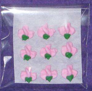 SWEET PEAS EDIBLE CUPCAKE TOPPERS, ROYAL ICING, DEC.  