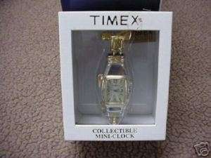 TIMEX GOLF BAG GOLFING MINI CLOCK COLLECTIBLE RARE  