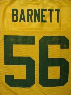 GREEN BAY PACKERS Football Jersey (#56 Barnett) Adult Medium  