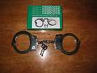 HANDCUFFS NICKLE PLATED DOUBLE LOCK WITH 2 KEYS (NEW IN